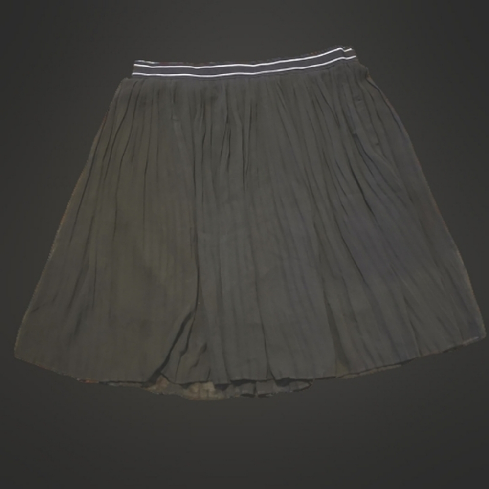 Flowey Pleated A-Line Skater Skirt